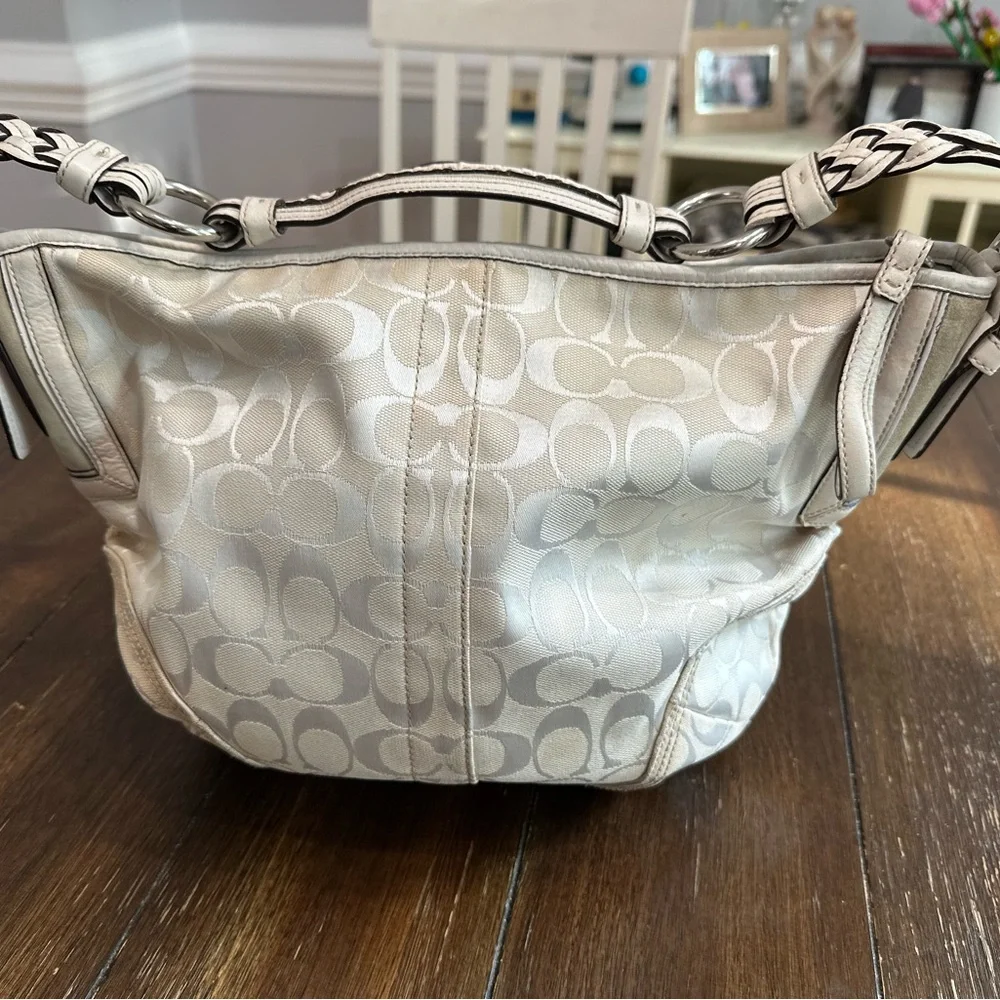 Coach Cream Hobo Bag